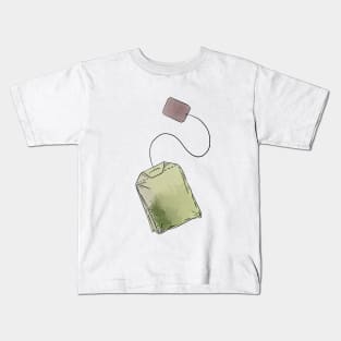 painted tea bag Kids T-Shirt